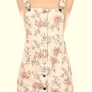 Floral overall dress